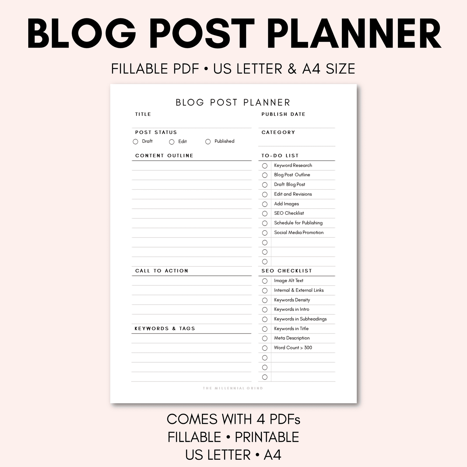 Blog Post Planner 
