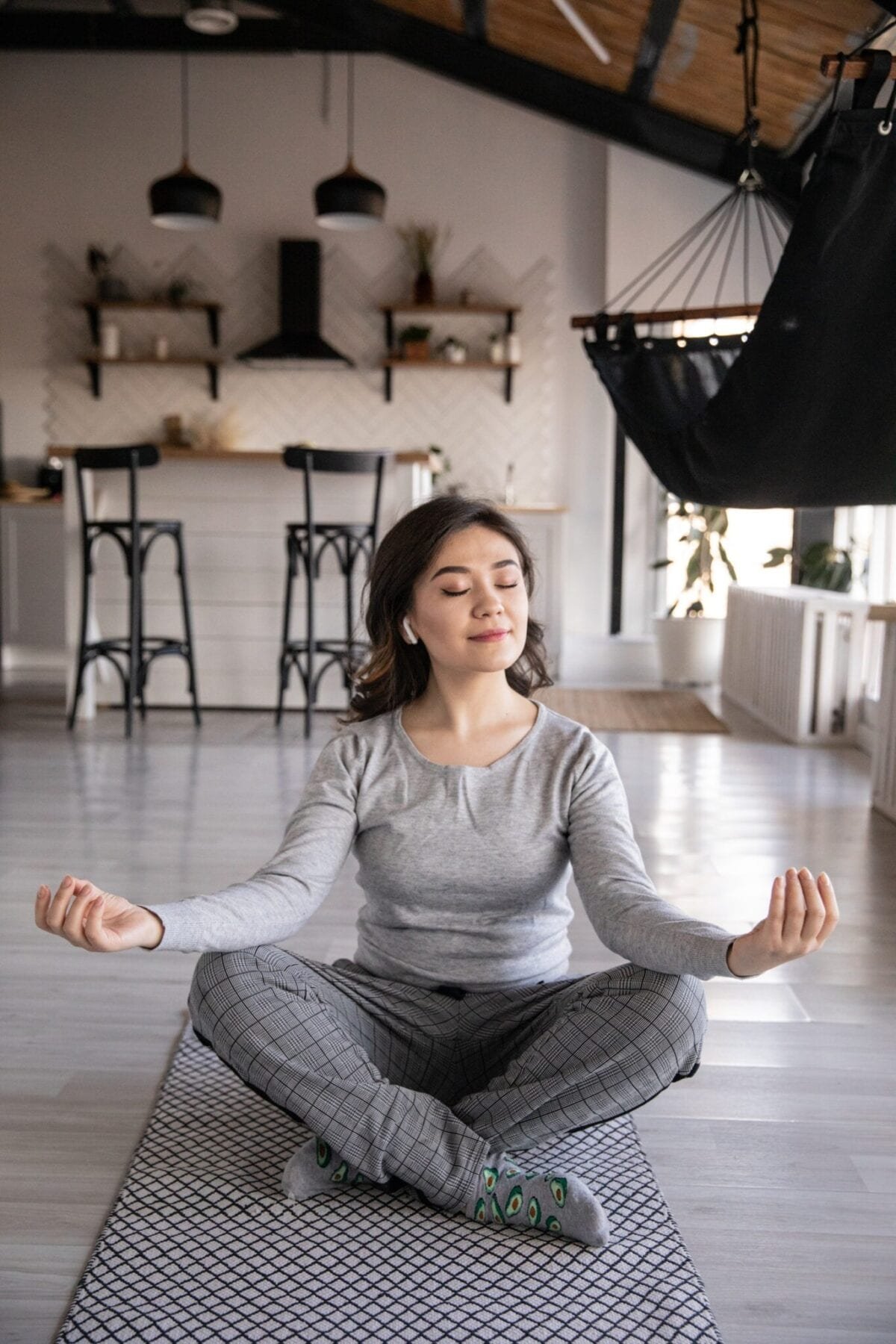 Woman Practicing Yoga