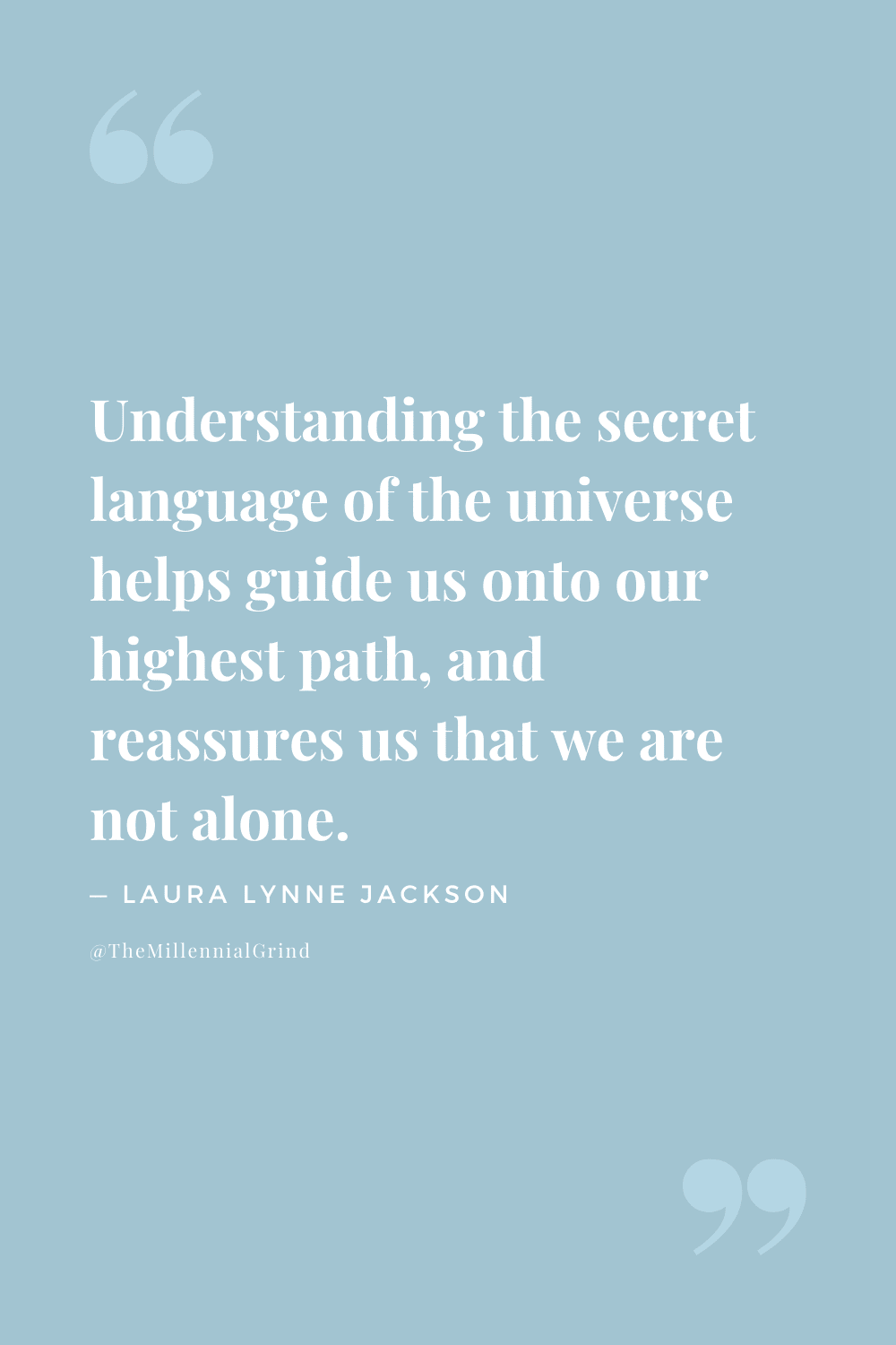 Quotes From Signs by Laura Lynne Jackson