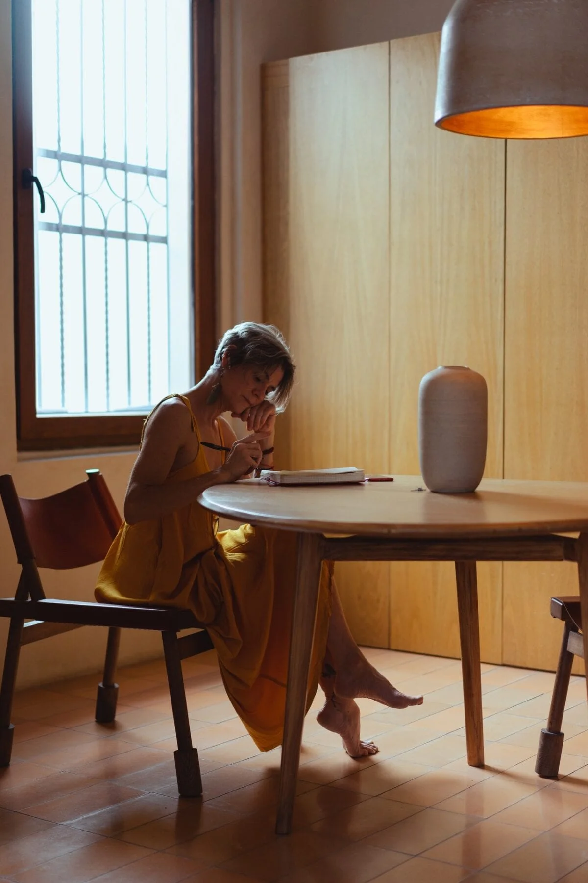 woman writing