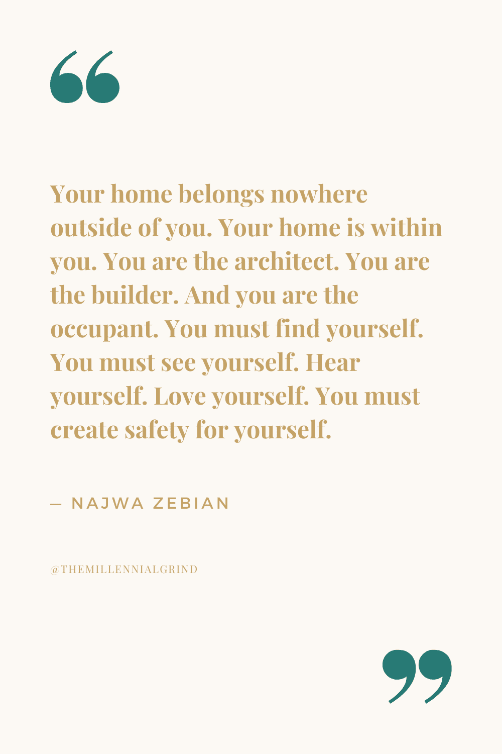 30 Quotes from Welcome Home by Najwa Zebian
