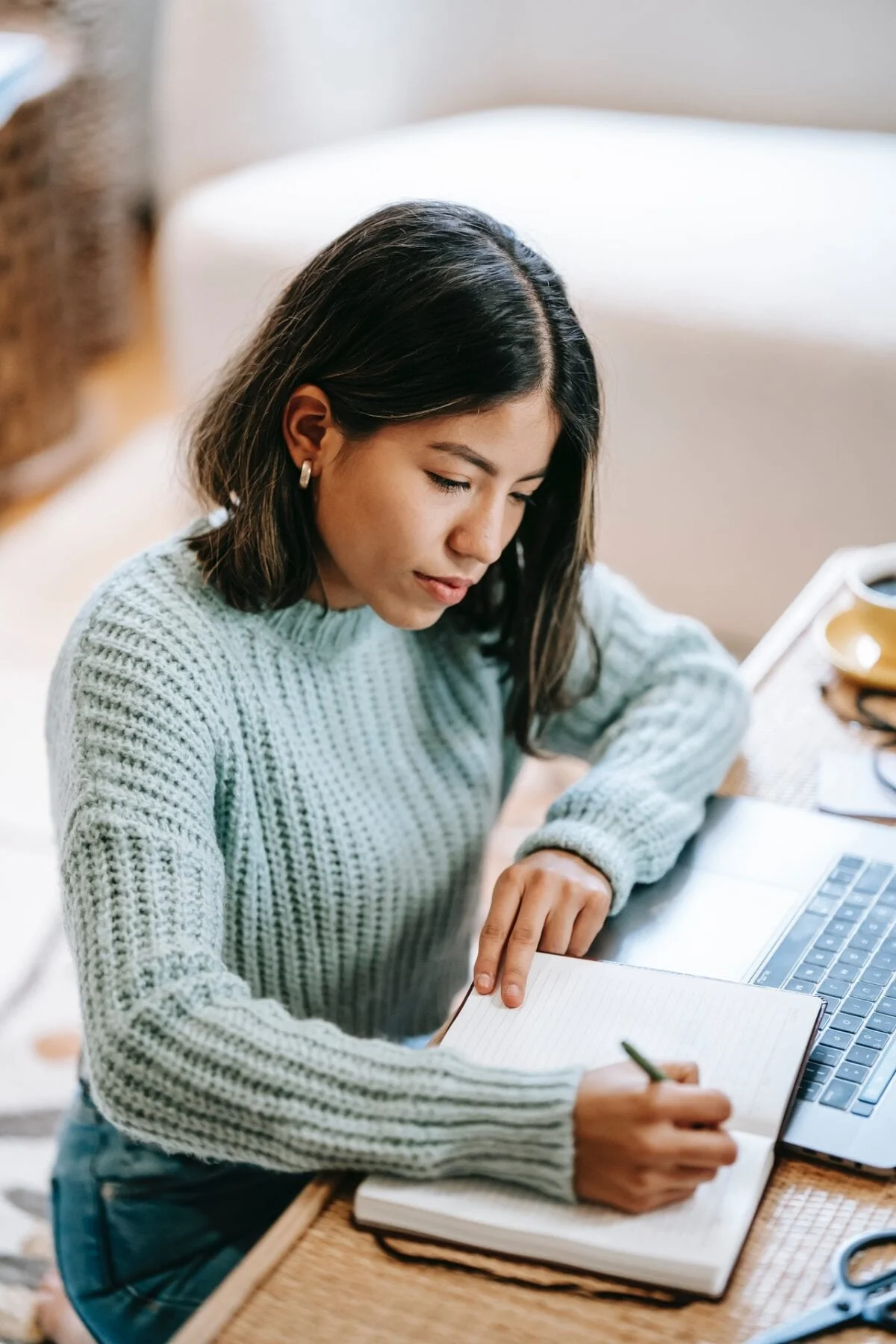 woman writing