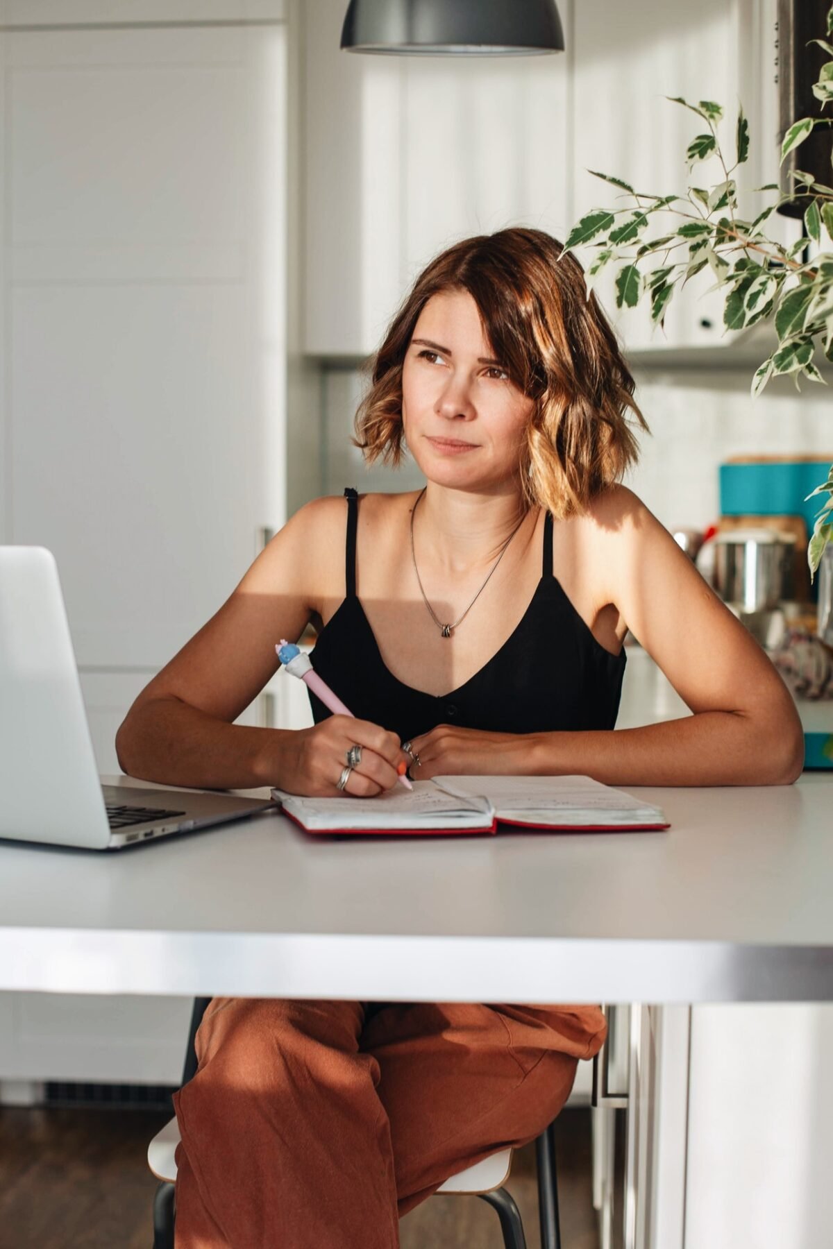 woman writing