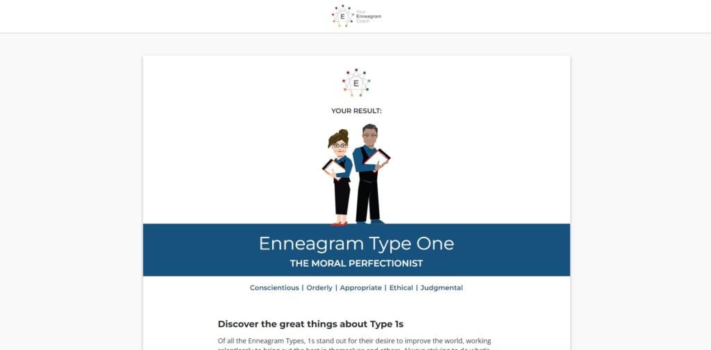 Your Enneagram Coach Test Result